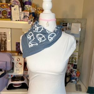 Free People x Peace & Quiet Blue Bandana